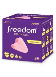 Женские гигиенические тампоны без веревочки FREEDOM mini - 3 шт. - Freedom - купить с доставкой в Волгодонске