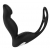 Черный вибромассажер простаты P-PLEASER W ERECTION ENHANCE - Dream Toys - в Волгодонске купить с доставкой
