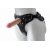 Черный пояс-трусики с двумя насадками Soft-Dolli - 16,5 и 10,5 см. - LOVETOY (А-Полимер) - купить с доставкой в Волгодонске