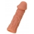 Телесная реалистичная насадка KOKOS Extreme Sleeve 05 с дополнительной стимуляцией - 12,7 см. - KOKOS - в Волгодонске купить с доставкой