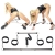 Комплект наручников и наножников с распорками Spread  em Bar and Cuff Set - Pipedream - купить с доставкой в Волгодонске