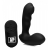 Черный стимулятор простаты Alpha-Pro 7X P-Milker Silicone Prostate Stimulator with Milking Bead - XR Brands - в Волгодонске купить с доставкой