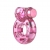 Розовое эрекционное виброкольцо Pink Bear - Baile - в Волгодонске купить с доставкой