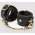 Черные наручники Bound to You Faux Leather Wrist Cuffs - Fifty Shades of Grey - купить с доставкой в Волгодонске