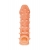 Телесная закрытая насадка с пупырышками Cock Sleeve Size M - 15,6 см. - KOKOS - в Волгодонске купить с доставкой