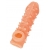 Телесная закрытая насадка с пупырышками Cock Sleeve Size L - 17,6 см. - KOKOS - в Волгодонске купить с доставкой