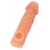 Телесная закрытая насадка с шершавой головкой Cock Sleeve Size M - 15,6 см. - KOKOS - в Волгодонске купить с доставкой