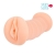 Телесный вибромастурбатор-вагина с комплектом эрекционных колец - Bior toys - в Волгодонске купить с доставкой