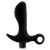 Черный анальный вибратор Silicone Vibrating Prostate Massager 01 - 10,8 см. - Blush Novelties - в Волгодонске купить с доставкой