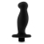 Черный анальный вибромассажёр Silicone Vibrating Prostate Massager 02 - 10,8 см. - Blush Novelties - в Волгодонске купить с доставкой