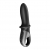 Черный анальный вибратор Hot Passion с функцией нагрева - Satisfyer - в Волгодонске купить с доставкой
