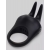 Черное эрекционное виброкольцо Sensation Rechargeable Vibrating Rabbit Love Ring - Fifty Shades of Grey - в Волгодонске купить с доставкой