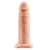 Телесный реалистичный фаллоимитатор с полостью Silicone Hollow Extension - 20 см. - Pipedream - купить с доставкой в Волгодонске