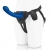 Синяя насадка Remote Control P-Spot G-Spot с черными трусиками - 20 см. - Pegasus - купить с доставкой в Волгодонске