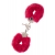 Металлические наручники с красной меховой опушкой METAL HANDCUFF WITH PLUSH RED - Dream Toys - купить с доставкой в Волгодонске