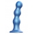 Голубая насадка Strap-On-Me Dildo Plug Balls size S - Strap-on-me - купить с доставкой в Волгодонске