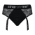Черные трусики для насадок Diva Lingerie Harness - size L - Strap-on-me - купить с доставкой в Волгодонске