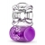 Фиолетовое эрекционное виброкольцо Pleaser Rechargeable C-Ring - Blush Novelties - в Волгодонске купить с доставкой