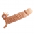 Телесная удлиняющая вибронасадка Penis Sleeve Connor - 17 см. - Baile - в Волгодонске купить с доставкой