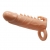 Телесная удлиняющая насадка Penis Sleeve Emmitt - 17 см. - Baile - в Волгодонске купить с доставкой