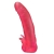Розовая насадка для страпона с клиторальными лепестками - 18,5 см. - LOVETOY (А-Полимер) - купить с доставкой в Волгодонске