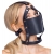 Черный намордник с кляпом-шаром Head Harness With A Gag - Orion - купить с доставкой в Волгодонске