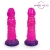 Розовый рельефный фантазийный фаллоимитатор - 20 см. - Bior toys - купить с доставкой в Волгодонске