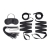 Эротический набор 4PC Bondage Bed Strap   Flogger Kit - Lux Fetish - купить с доставкой в Волгодонске