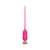 Розовый тонкий стимулятор Nipple Vibrator - 23 см. - I-MOON - купить с доставкой в Волгодонске