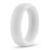 Белое люминесцентное эрекционное кольцо Silicone Glo Cock Ring - Blush Novelties - в Волгодонске купить с доставкой