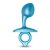 Голубая анальная пробка для массажа простаты Bulb Silicone Prostate Plug - 10,7 см. - b-Vibe - в Волгодонске купить с доставкой