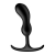 Черный массажер простаты с утяжелителями Premium Silicone Weighted Prostate Plug Medium - 16,3 см. - XR Brands - в Волгодонске купить с доставкой