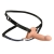 Телесный полый страпон 2  Erection 28X Smooth Vibrating Silicone Penis Sheath - 16 см. - XR Brands - купить с доставкой в Волгодонске