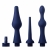 Набор из 3 универсальных насадок для анального душа Universal 3 Piece Silicone Enema Attachment Set - XR Brands - купить с доставкой в Волгодонске