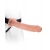 Фаллопротез телесного цвета Hollow Strap-On - 29 см. - Pipedream - купить с доставкой в Волгодонске