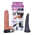Страпон с 2 насадками и вибрацией UniStrap - 20 и 18 см. - LOVETOY (А-Полимер) - купить с доставкой в Волгодонске