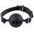 Силиконовый кляп-шар с отверстиями для дыхания Silicone Breathable Ball Gag Small - Pipedream - купить с доставкой в Волгодонске