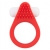 Красное эрекционное кольцо LIT-UP SILICONE STIMU RING 1 RED - Dream Toys - в Волгодонске купить с доставкой