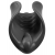 Чёрный мастурбатор Vibrating Silicone Stimulator с вибрацией - Pipedream - в Волгодонске купить с доставкой
