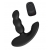 Черный силиконовый стимулятор простаты Levett Nitoc с пультом ДУ - Levett - в Волгодонске купить с доставкой