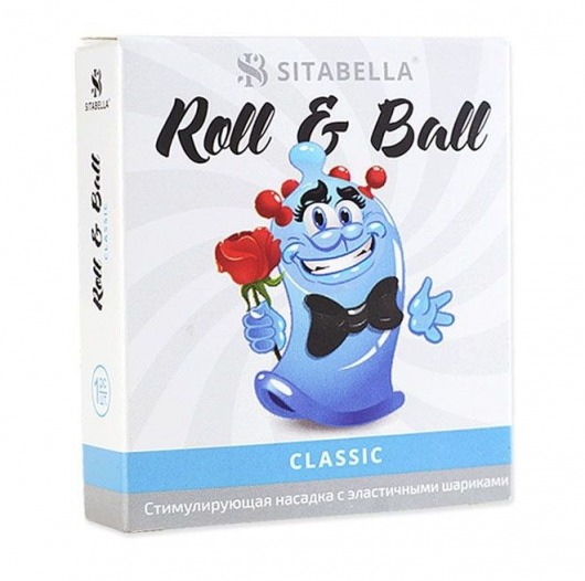 стимулирующий презерватив-насадка Roll   Ball Classic - Sitabella - купить с доставкой в Волгодонске