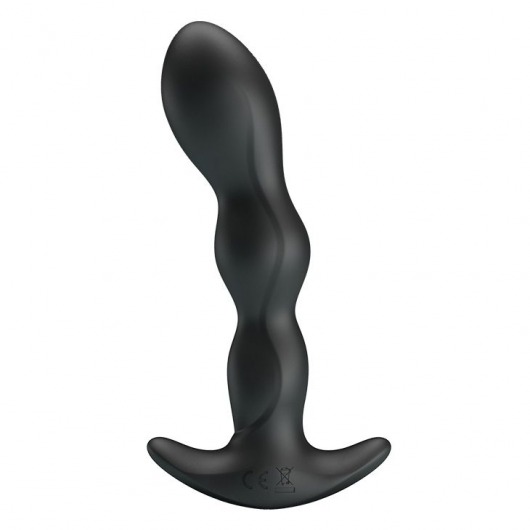 Черный анальный стимулятор простаты с вибрацией Special Anal Massager - 14,5 см. - Baile - в Волгодонске купить с доставкой