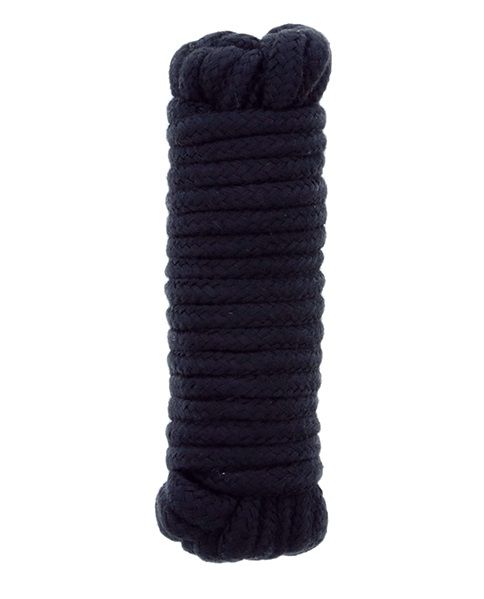 Чёрная веревка для связывания BONDX LOVE ROPE - 5 м. - Dream Toys - купить с доставкой в Волгодонске
