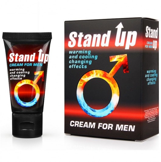 Возбуждающий крем для мужчин Stand Up - 25 гр. - Биоритм - купить с доставкой в Волгодонске