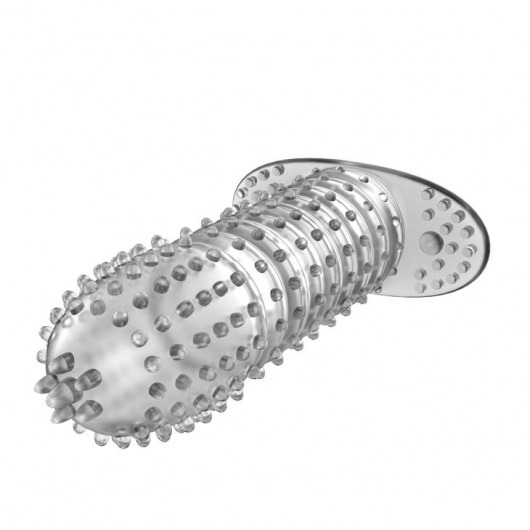 Закрытая прозрачная насадка Crystal sleeve - 12 см. - Erowoman-Eroman - в Волгодонске купить с доставкой