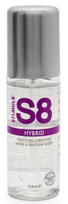 Интимная смазка на водно-силиконовой основе S8 Hybrid - 125 мл. - Stimul8 - купить с доставкой в Волгодонске