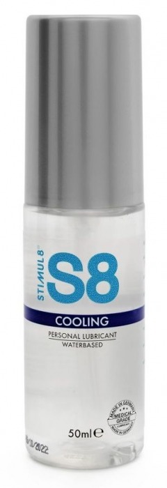 Охлаждающий лубрикант на водной основе S8 Cooling Lube - 50 мл. - Stimul8 - купить с доставкой в Волгодонске