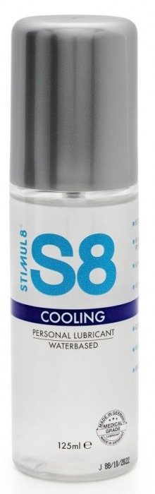 Охлаждающий лубрикант на водной основе S8 Cooling Lube - 125 мл. - Stimul8 - купить с доставкой в Волгодонске