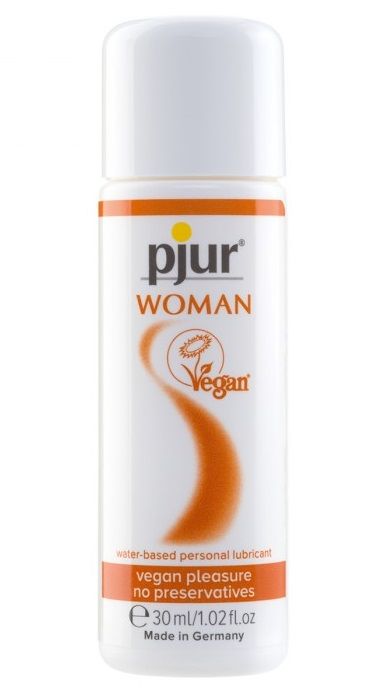 Лубрикант pjur WOMAN Vegan на водной основе - 30 мл. - Pjur - купить с доставкой в Волгодонске