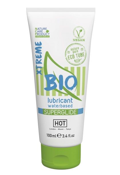 Интимный увлажняющий гель BIO SuperGlide Xtreme - 100 мл. - HOT - купить с доставкой в Волгодонске